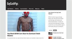 Desktop Screenshot of gaycashpigs.com